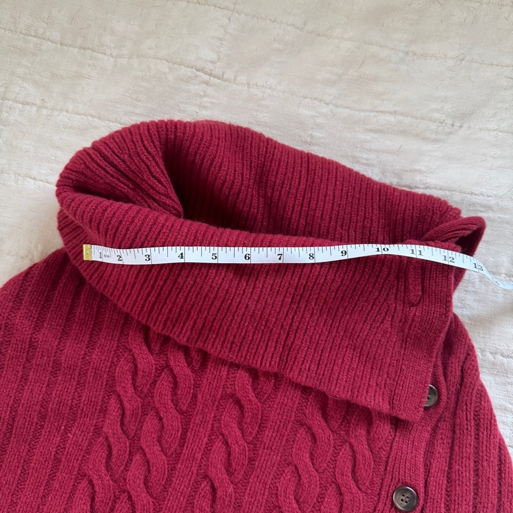 Garnet Hill Wool poncho • Size: M, L, XL - Picture 7 of 8